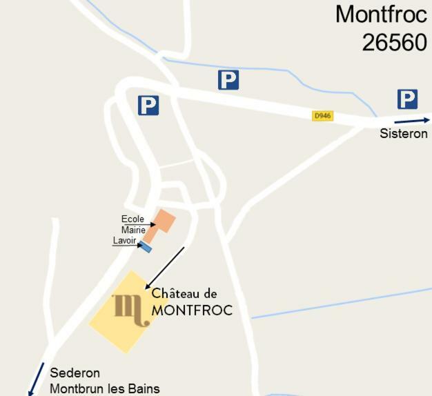 Chateau De Montfroc Bed & Breakfast Ngoại thất bức ảnh